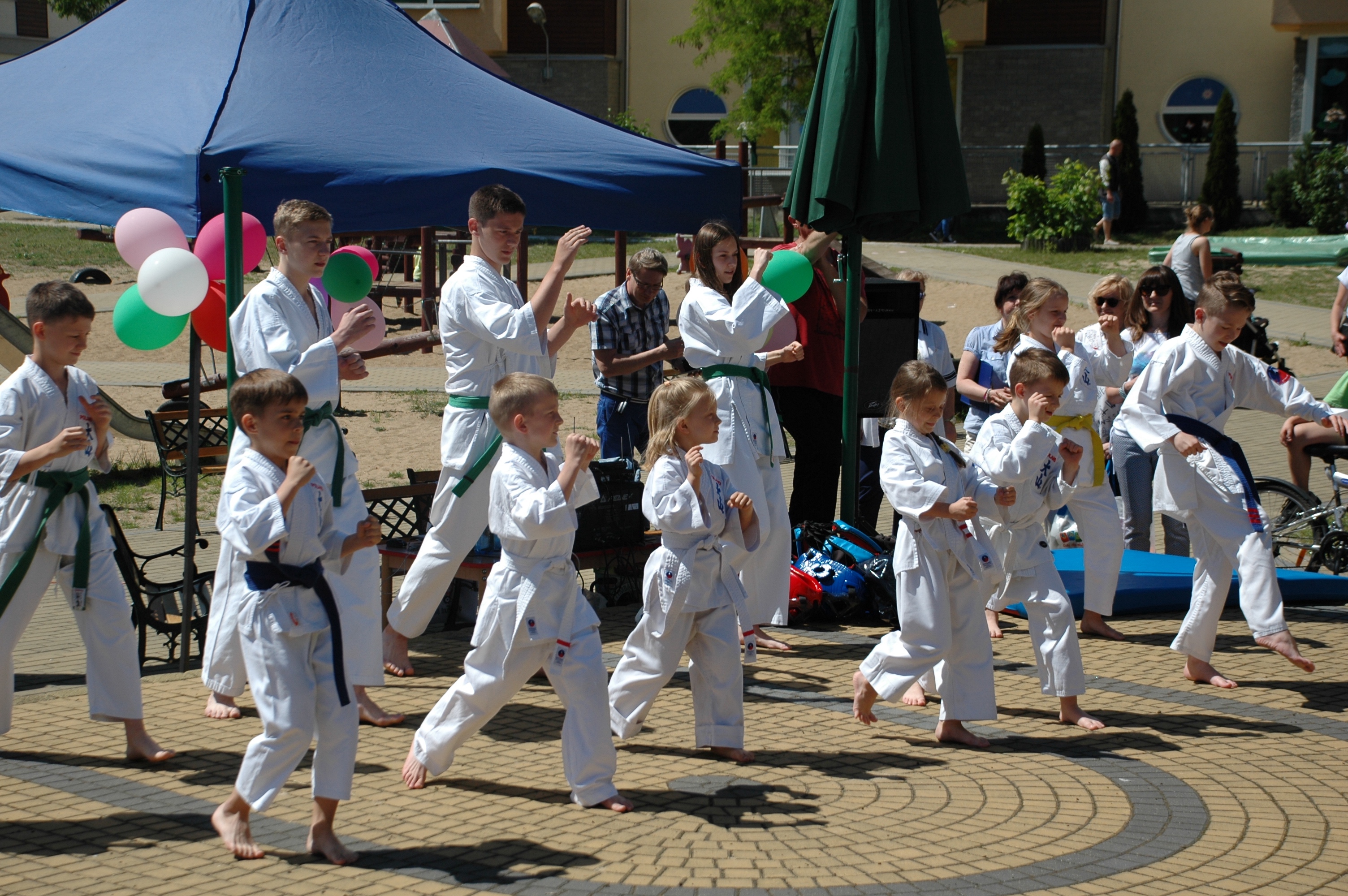 Pokaz Karate w SP 18